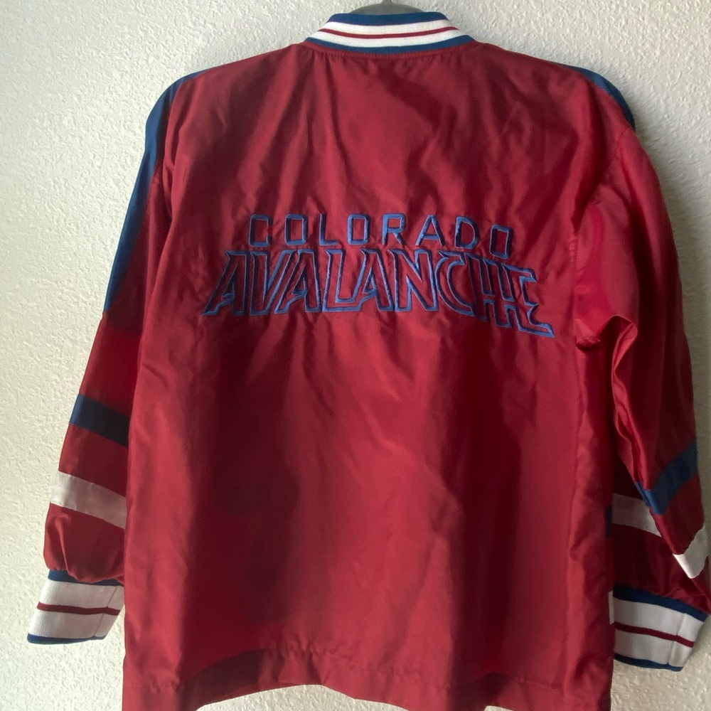 Vintage Colorado Avalanche Pullover Windbreaker